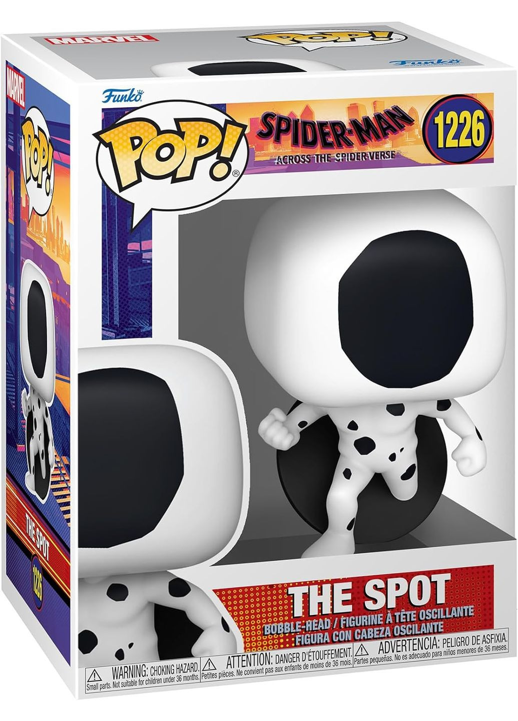 Спайдер мен фігурка Marvel Фанко Spider Man The Spot Пляма дитяча ігрова фігурка #1226 Funko Pop (293850629)