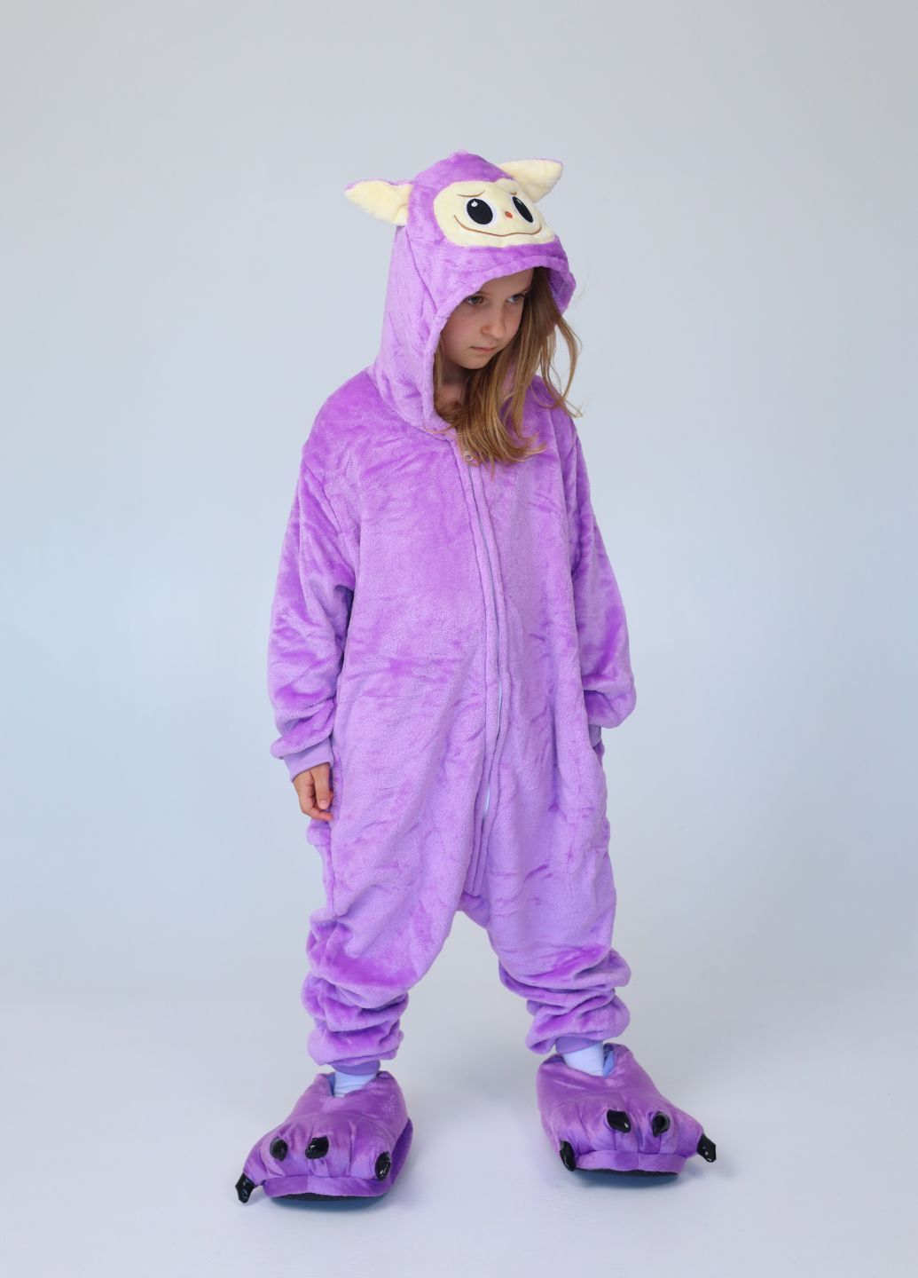 Кигуруми детское Лабубу плюшевое с капюшоном и ушками My Kigu (364663224)