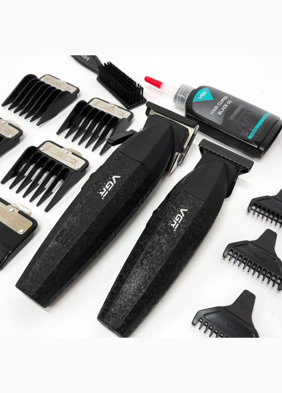 Профессиональный набор для стрижки волос V-640 аккумуляторный Barber Combo PREMIUM. Цвет: VGR (364666127)
