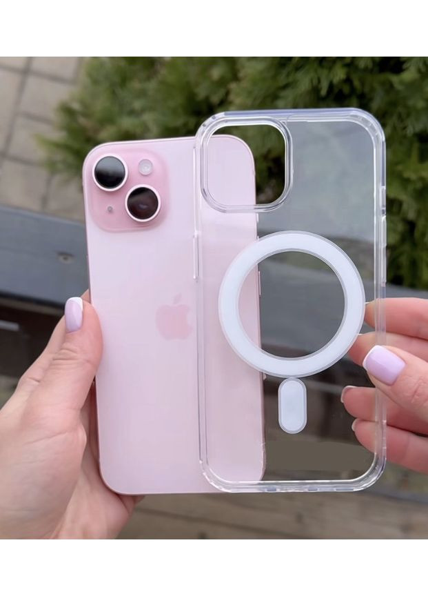 Чехол MagSafe на 13 Clear case магнитный чехол для айфона 13 magnetic cover No Brand (369137008)