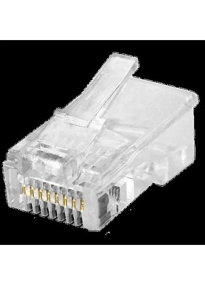 Коннектор (100 шт/уп.) Q100, Box Tyco RJ-45 8P8C UTP Cat-5 (TCRJ45-UTP) TE Connectivity (385954060)