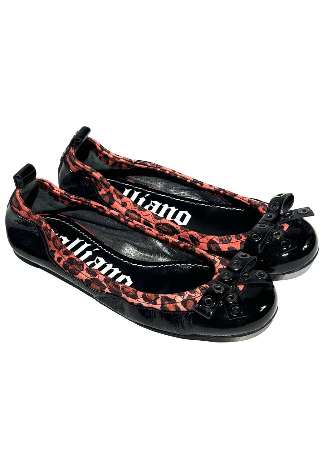 Жіночі балетки Galliano | чорні (349329664)