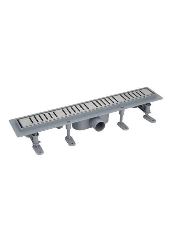 Душевой трап Drain-07-30 из пласт. основанием и накладкой из нерж. стали SUS304 70x300мм (MI6514) Mixxus (322004640)