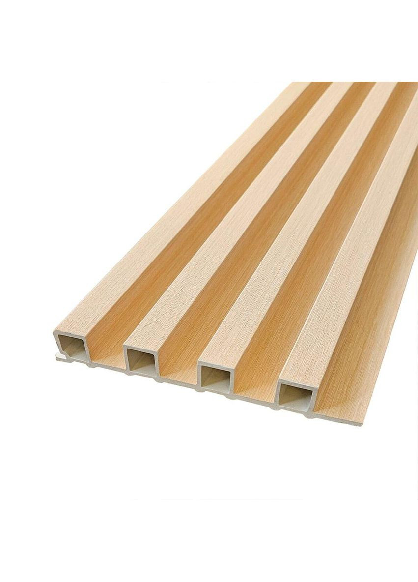 Рейка декоративна WPC для стін 3000х160х23мм Світле дерево SW-00002572- Sticker Wall (353967721)