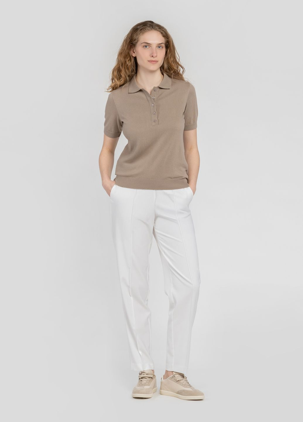 Брюки женские белые Arber Olga (331015297)