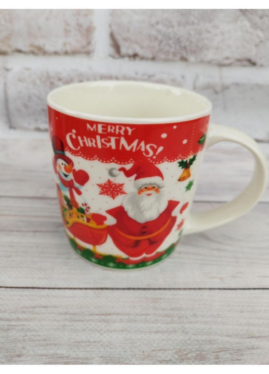 Набор новогодних чашек Tanto керамика в подарочной упаковке 350 мл 2 шт T3693-1 Yiwu (365290967)