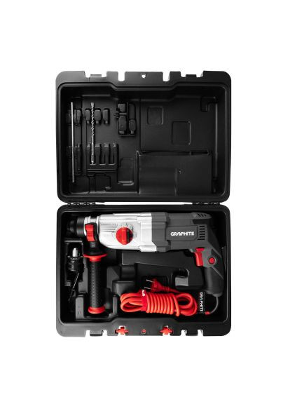 Перфоратор SDS-plus, 900Вт, 3.4Дж, кейс 6.1кг (58G539) Graphite кейс 6.1кг, 3.4Дж, 900Вт, SDS-plus (364660698)