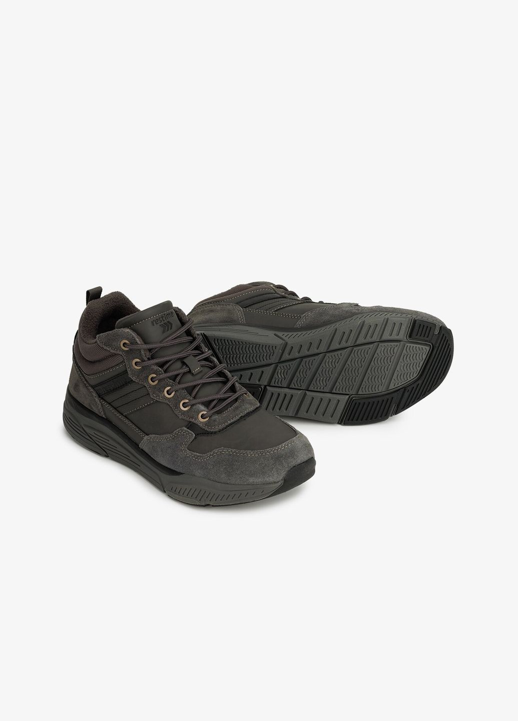 Серые летние кроссовки мужские pmz24237 серый shop (2000990843449) Restime