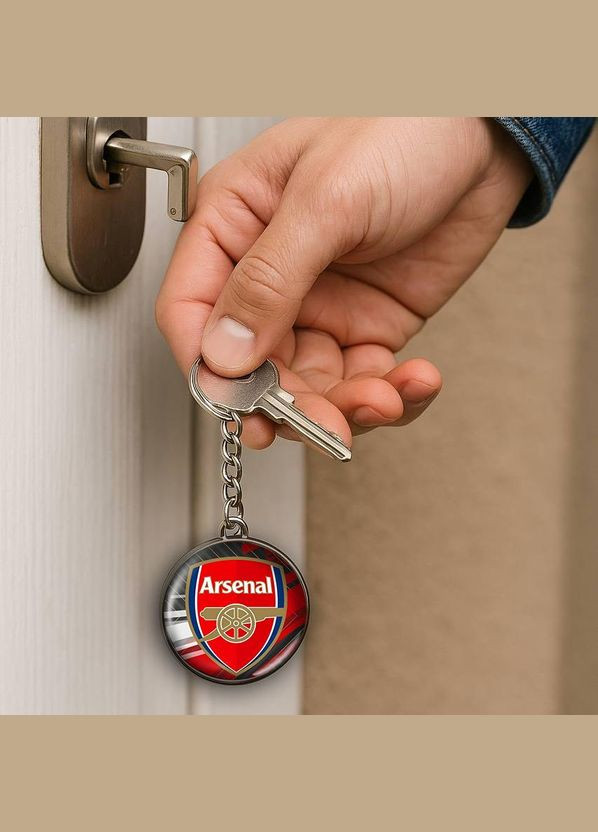 Набір підвіска (кулон) та брелок Арсенал (футбольна команда) No Brand (332633513)