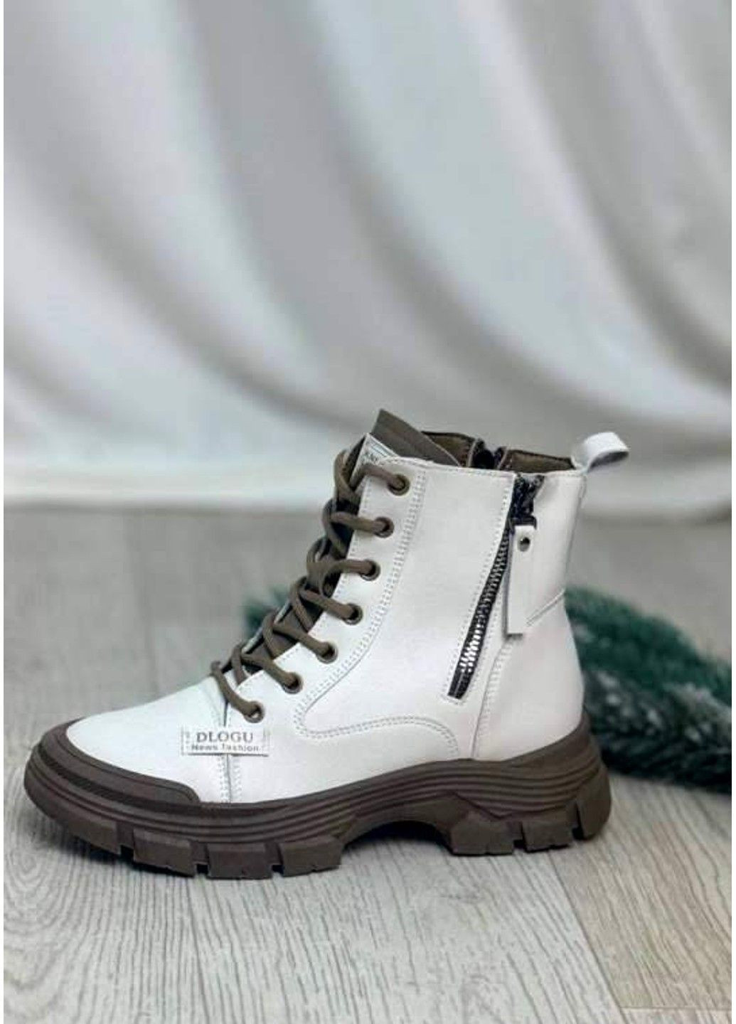 Черевики жіночі зимові на хутрі бежеві (N032-1) Loretta (366439925)