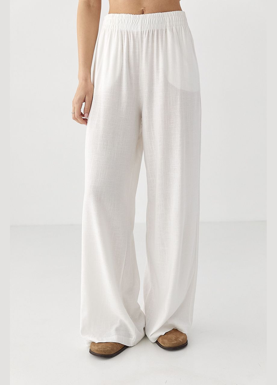 Літні штани на гумці вільного крою Lurex (332200021)