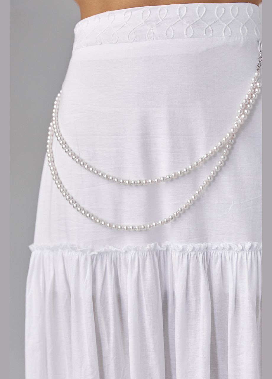 Белая юбка Lurex