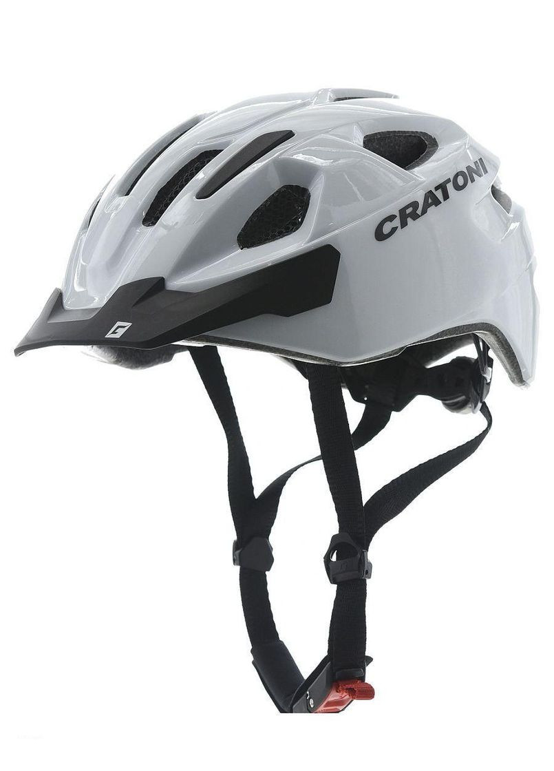 Велошолом C-Swift UNI (53-59 см) білий глянсовий Cratoni (316476230)