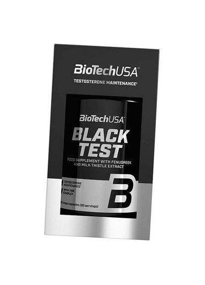 Стимулятор тестостерону, Black Test, BioTech (USA) 90капс (08084009) Biotechusa (322729581)