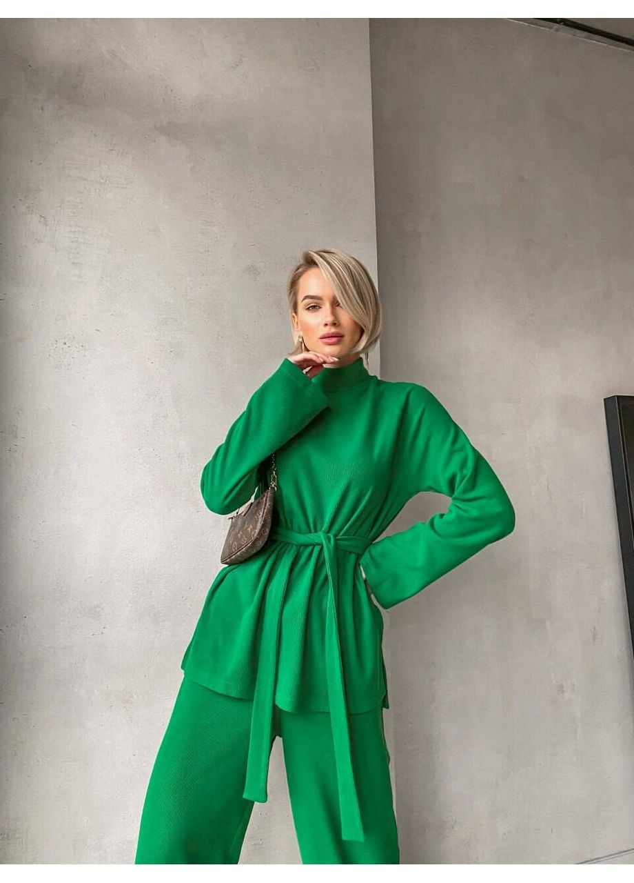 Женский костюм Margo из ангоры рубчик (кофта + брюки) (mil473) milirud (366090154)