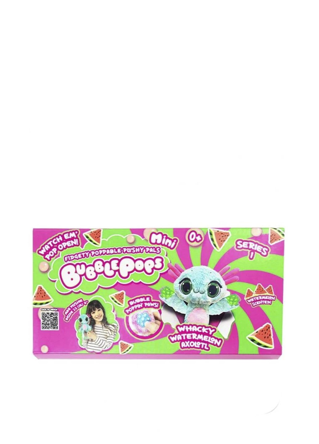 Bubble Pops М’яка іграшка міні "Кавуневий аксолотль", 20 см. колір різнокольоровий ЦБ-00268724 TY (315374932)