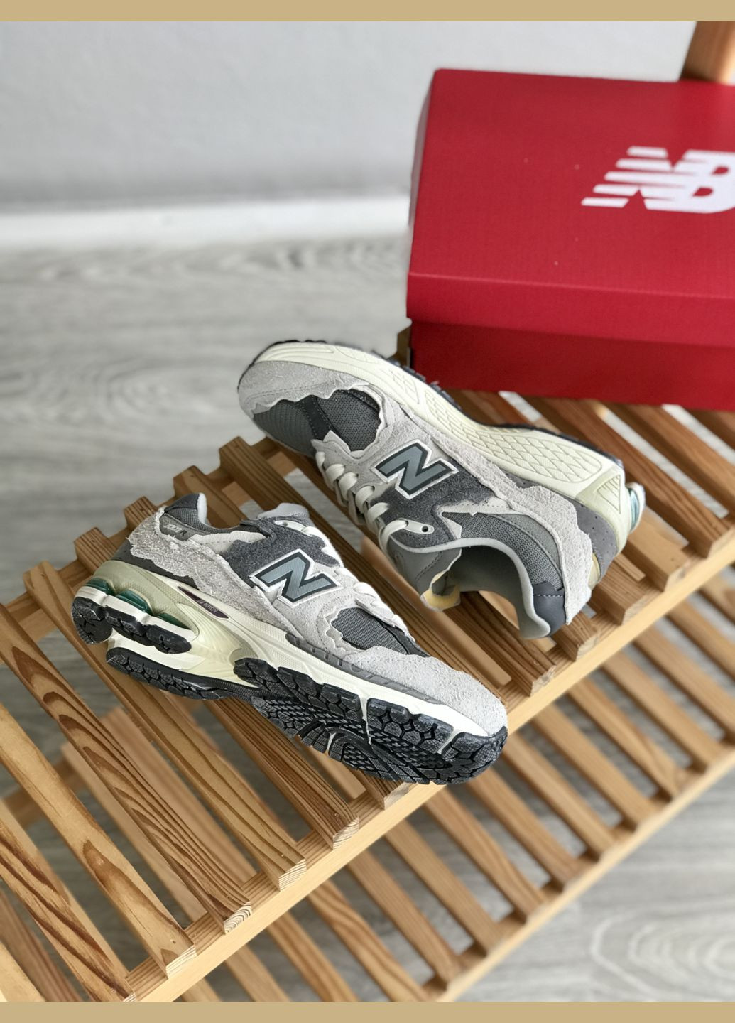 Кросівки жіночі і чоловічі New Balance 2002R grey | Нью Беланс No Brand 2002 сірі сірі всесезони (307397779)