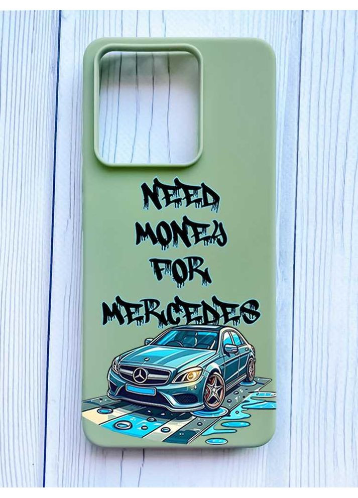 Матовый чехол на Xiaomi Redmi Note 13 Pro 5G Хочу Мерседес (принт 387) Creative (355406286)