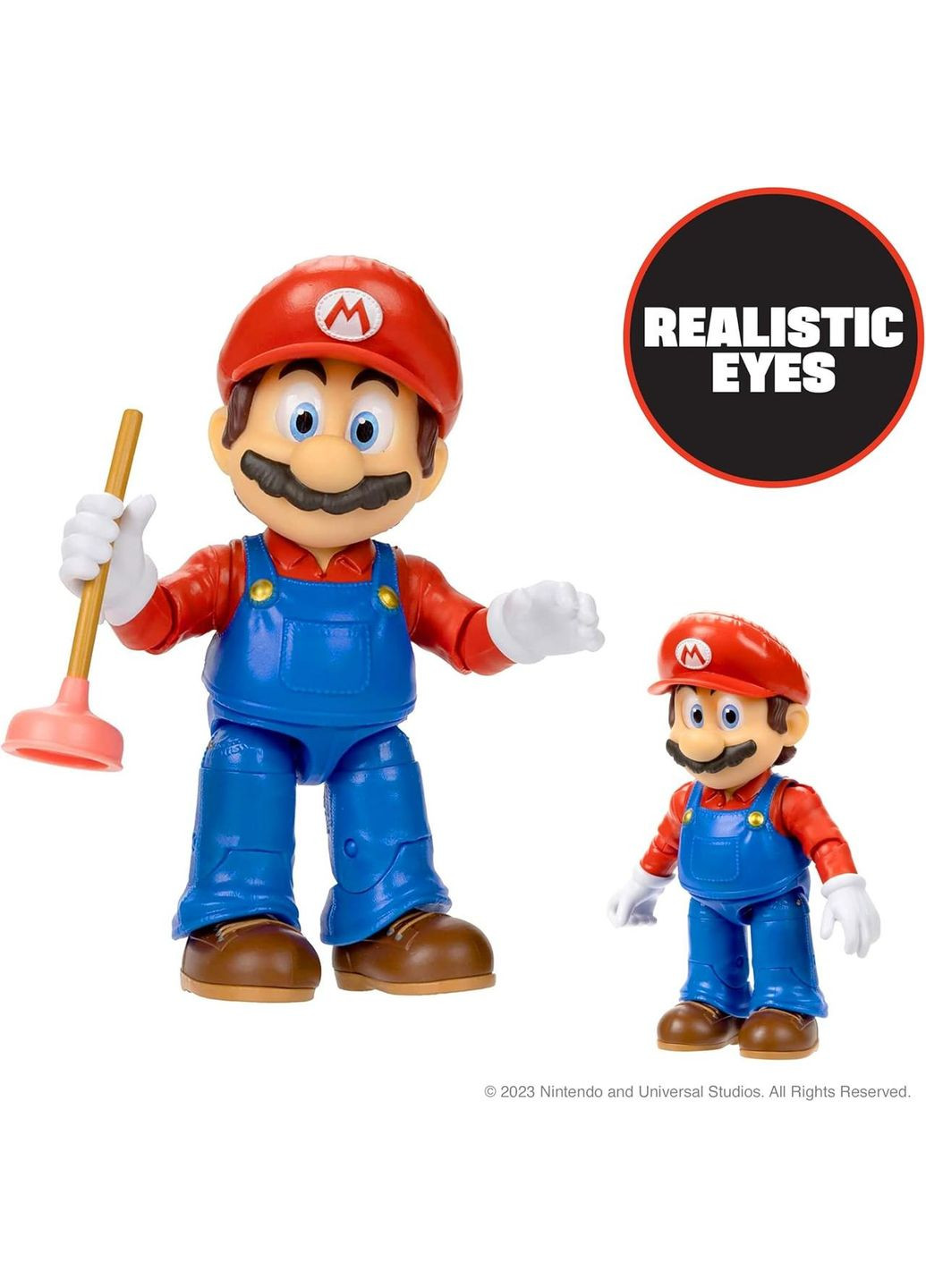 Колекційна фігурка Маріо 13см Брати Супер Маріо в кіно Оригінал The Super Mario Bros Movie Jakks Pacific (365251678)