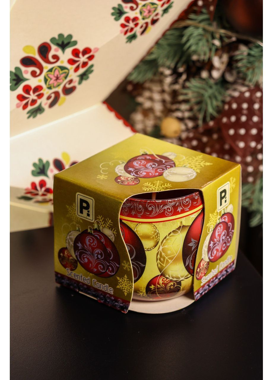 Свічка у склянці Pako Кросно "Новорічна" PAKO-IF (367055513)