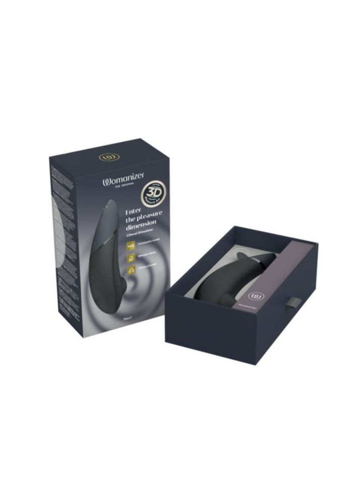 Вакуумний кліторальний стимулятор Next Black, чорний Womanizer (331168733)