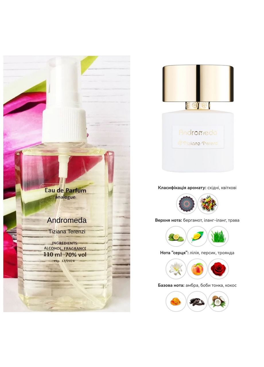 Парфумована вода Andromeda (Андромеда), 110 ml No Brand (303139607)