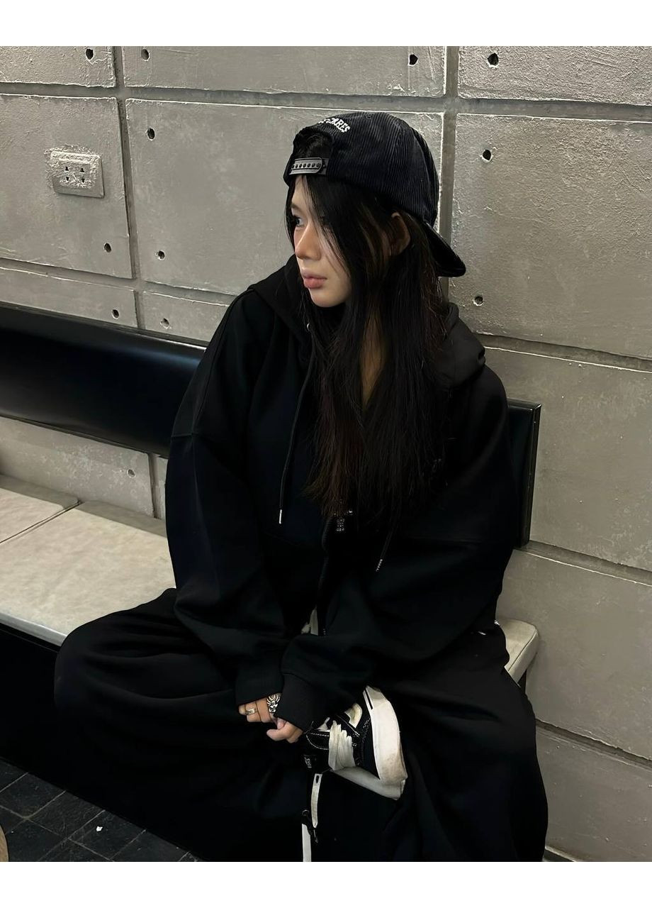 Женский спортивный костюм оверсайз на флисе MonCher (362501246)