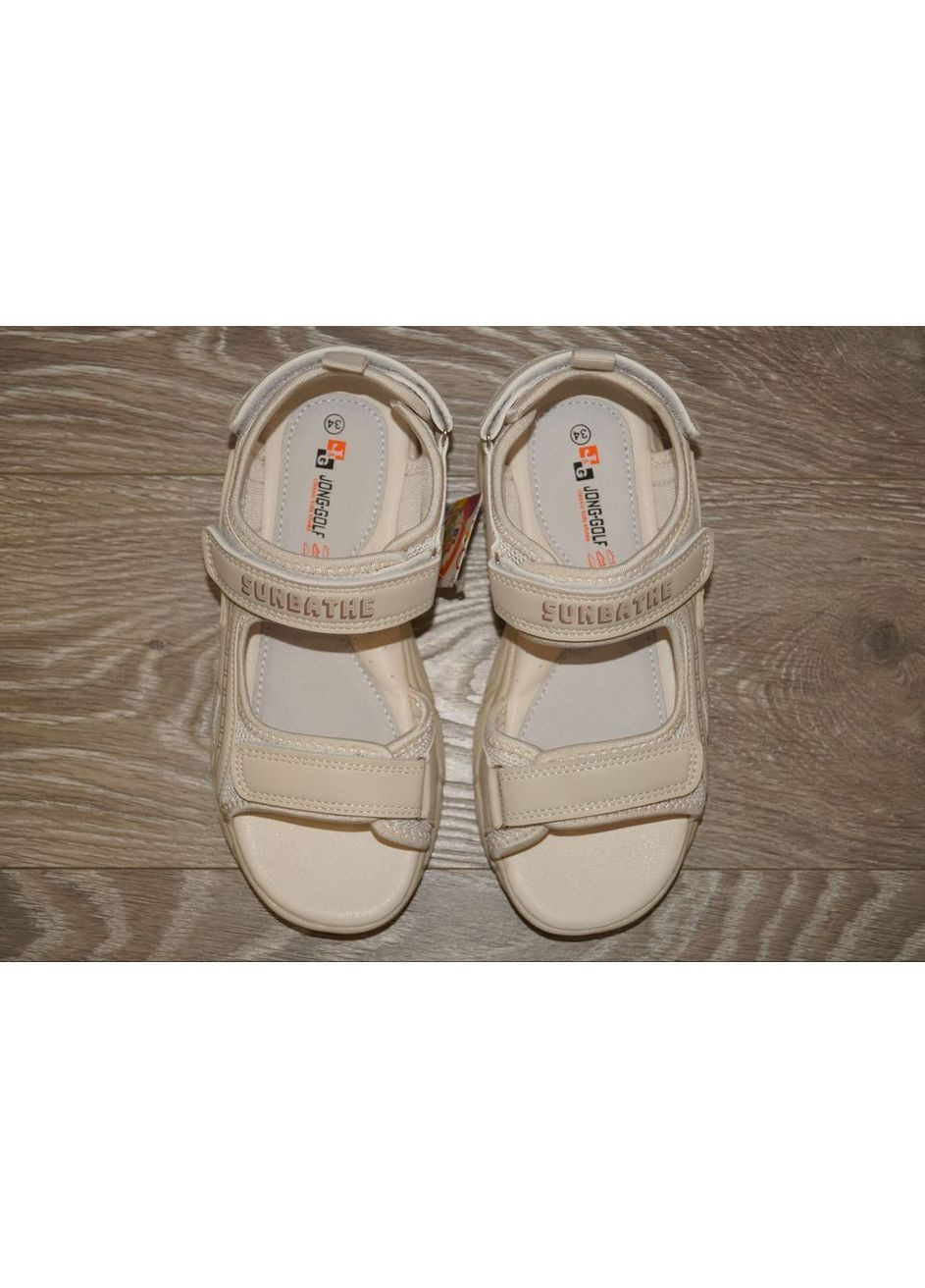 Сандалії / Босоніжки для дівчинки бежеві Jong Golf (371280999)