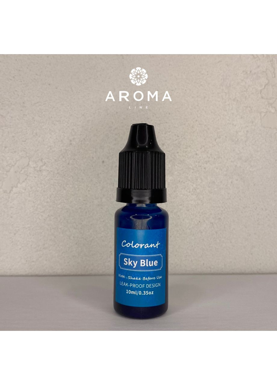 Рідкий барвник для свічок та мила 10 мл Небесно - блакитний / Sky Blue Aroma (316648570)