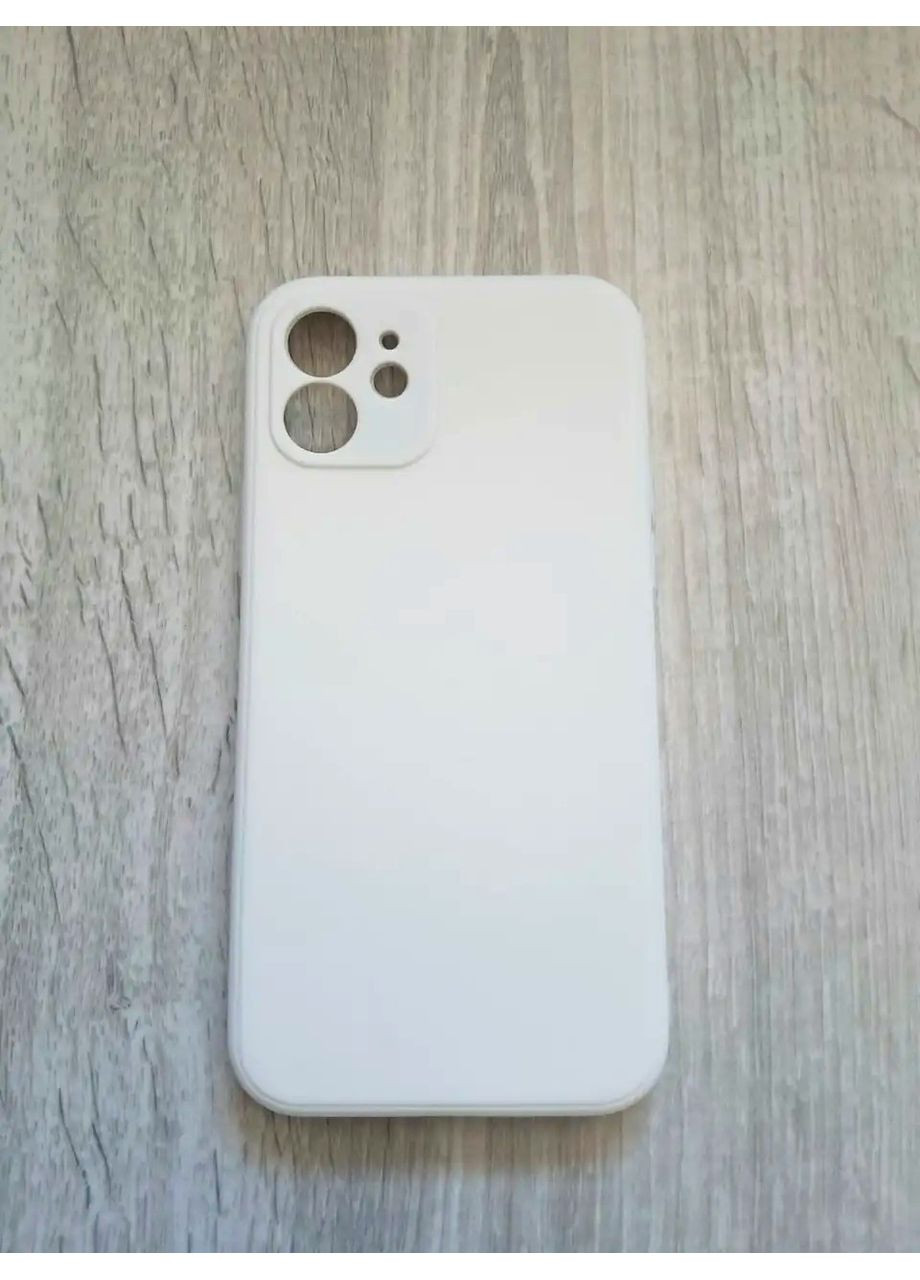 Чохол на 12 Білий силіконовий Silicone Case full No Brand (360896526)