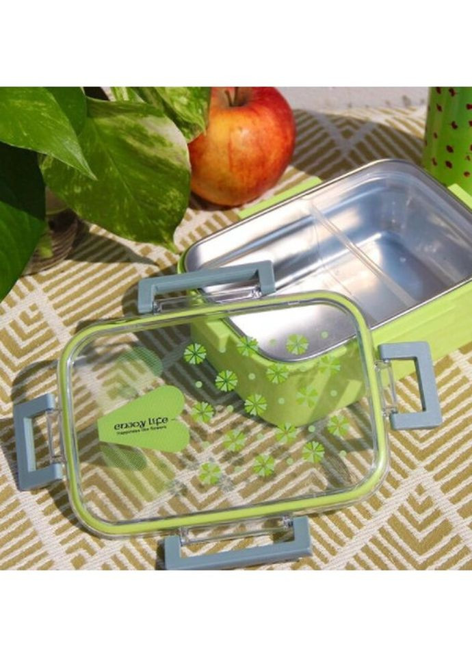 Ланч-бокс пищевой Бизнес-ланч 34489-4 7х14х19 см Olens (336148302)