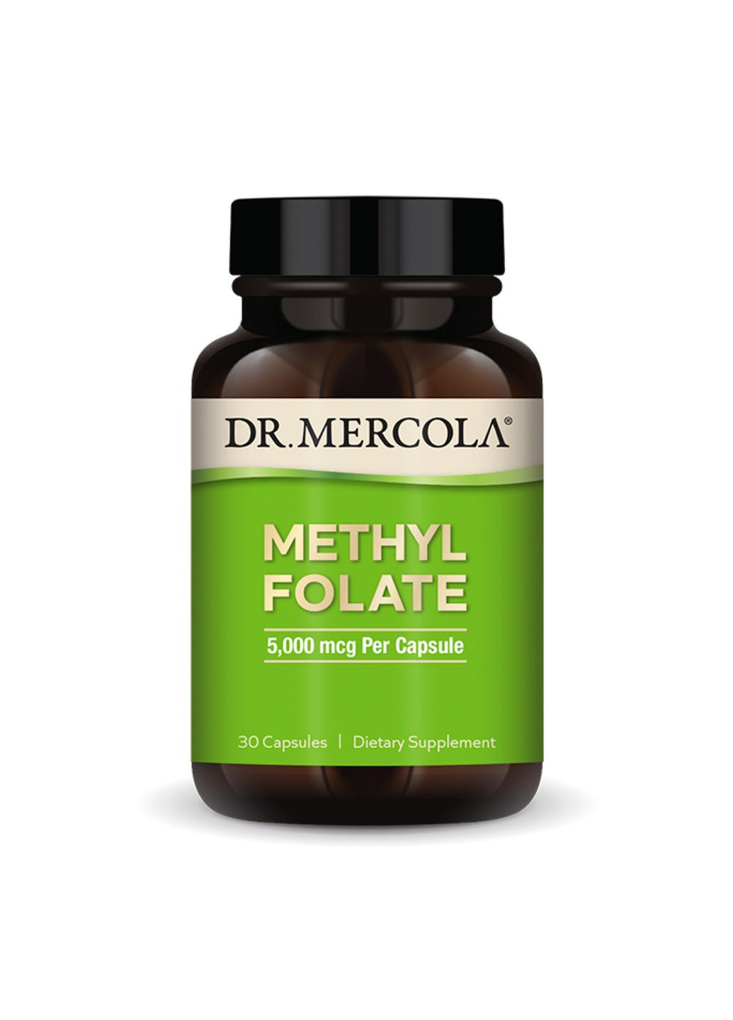 Метилфолат 30 капсул для здоров'я вагітних та плоду вітамін B9 фолієва кислота для метилювання Dr. Mercola (368977438)