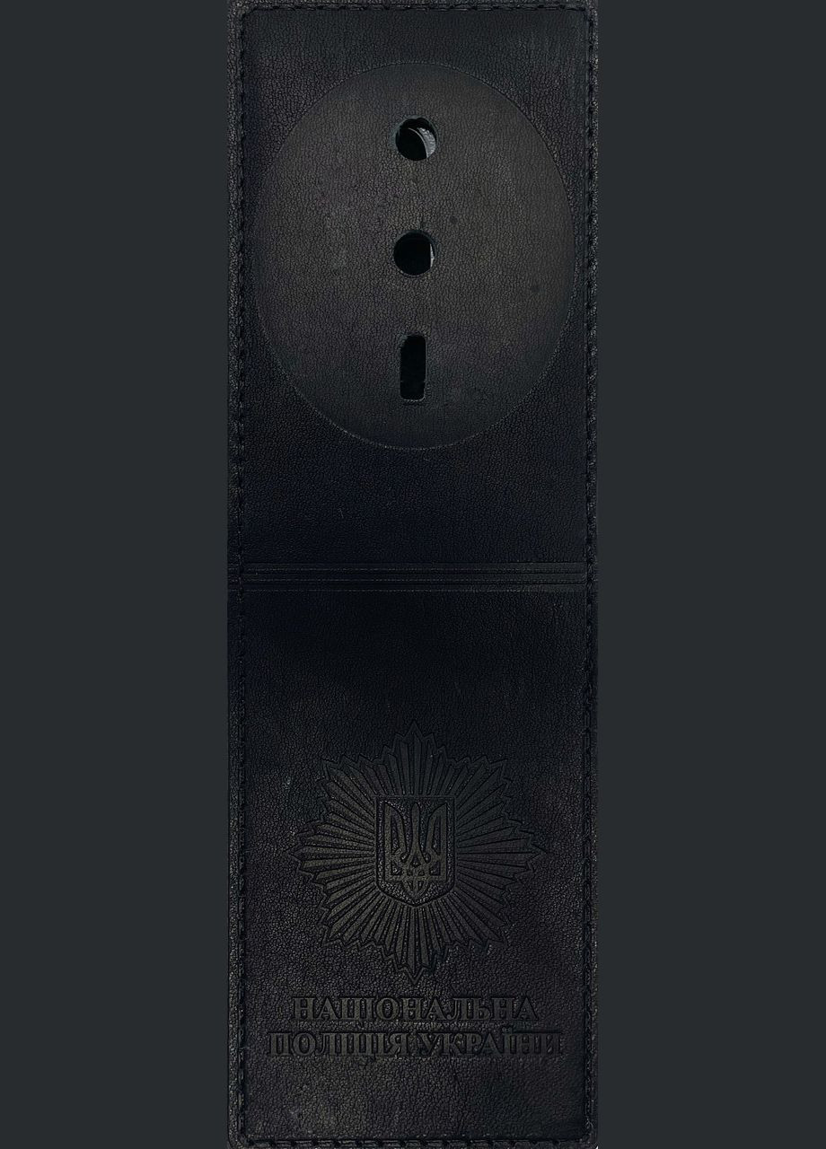 Шкіряна обкладинка для посвідчення Національної поліції (210*70 мм) No Brand (371276148)
