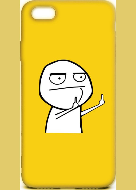 Чехол-накладка Cartoon Soft Silicone TPU Case Apple iPhone SE/5s/5 FK2 Yellow Toto (301509214)