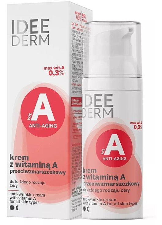 Крем для лица против морщин с витамином A Idee Derm 50ml (1324817-3159985) Farmona (368615976)