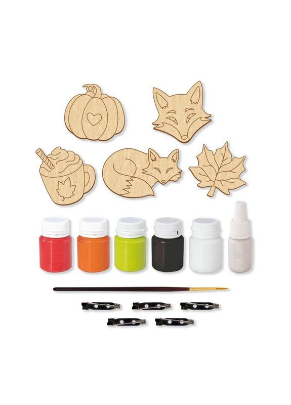 Набор заготовок для создания значков "Яркая осень" FDCKW-059 Bambi (363174663)