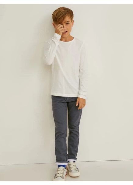 джинси утеплені для хлопчика сірі 140см(10р) C&A (370169552)