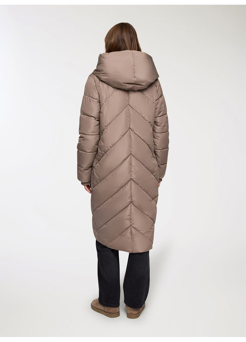 Сіро-коричневе зимнє Пальто жін Terranova