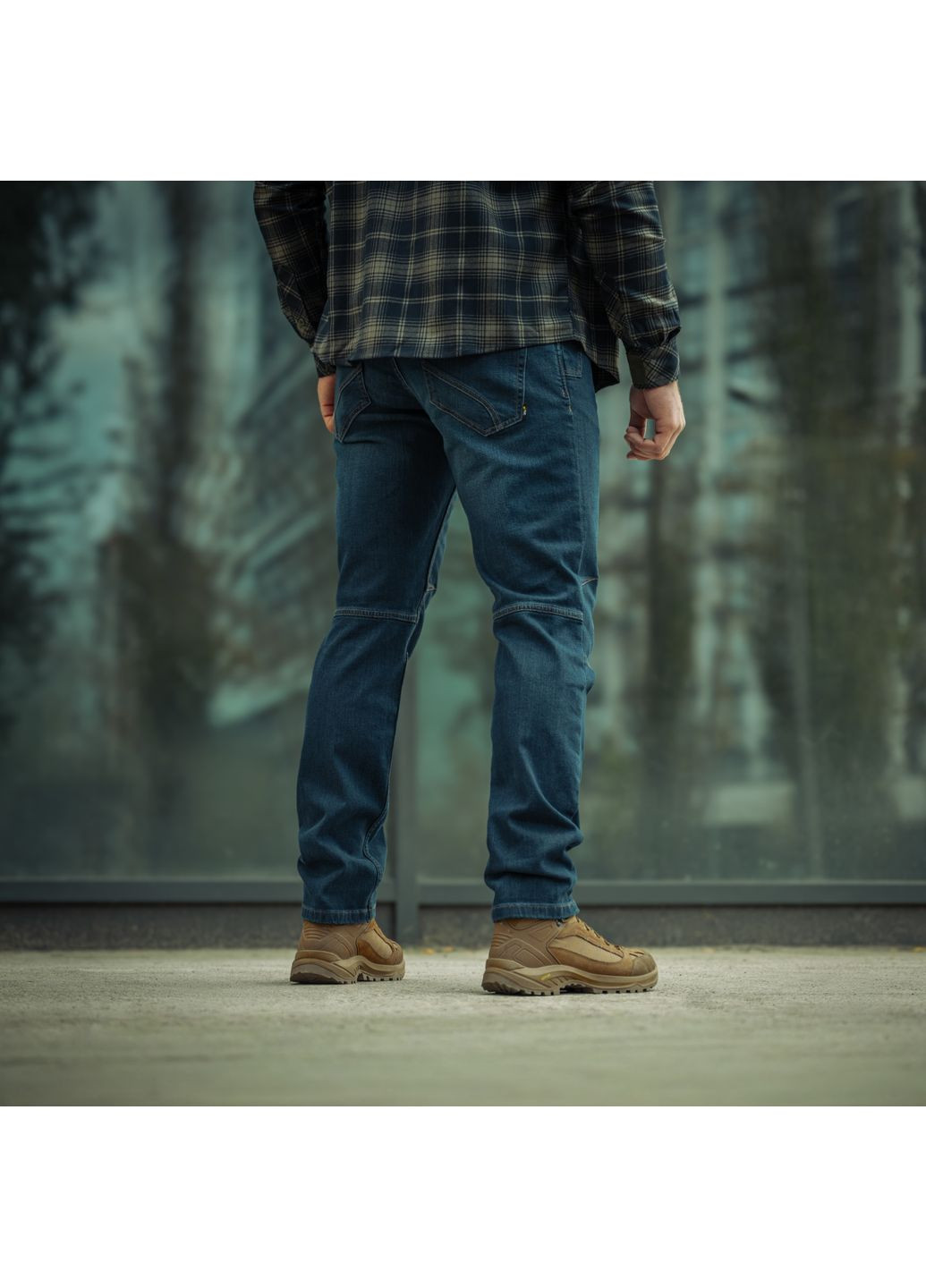 Комбинированные демисезонные джинсы tactical gen.i dark denim regular fit (36/32) M-TAC