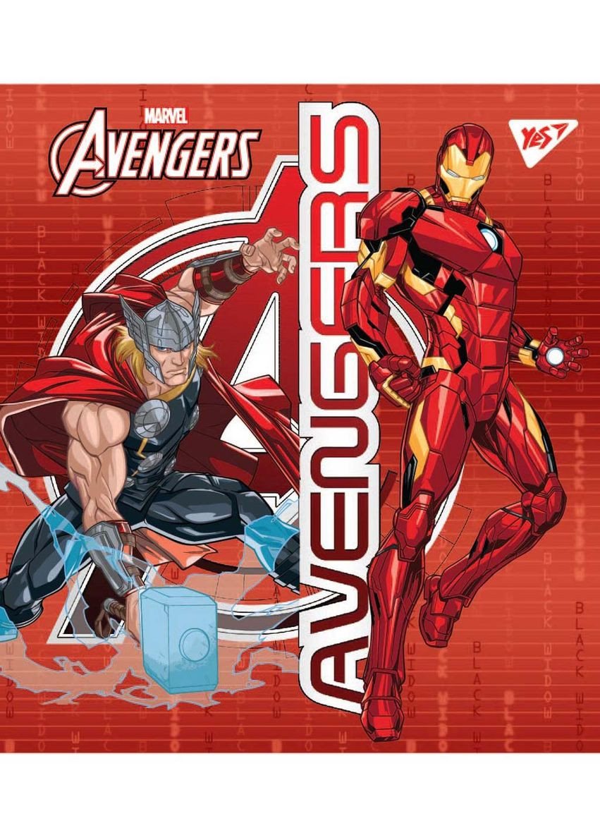Набір зошитів Marvel А5 в лінійку 12 аркушів 10 шт. () Yes 765168 (337471234)