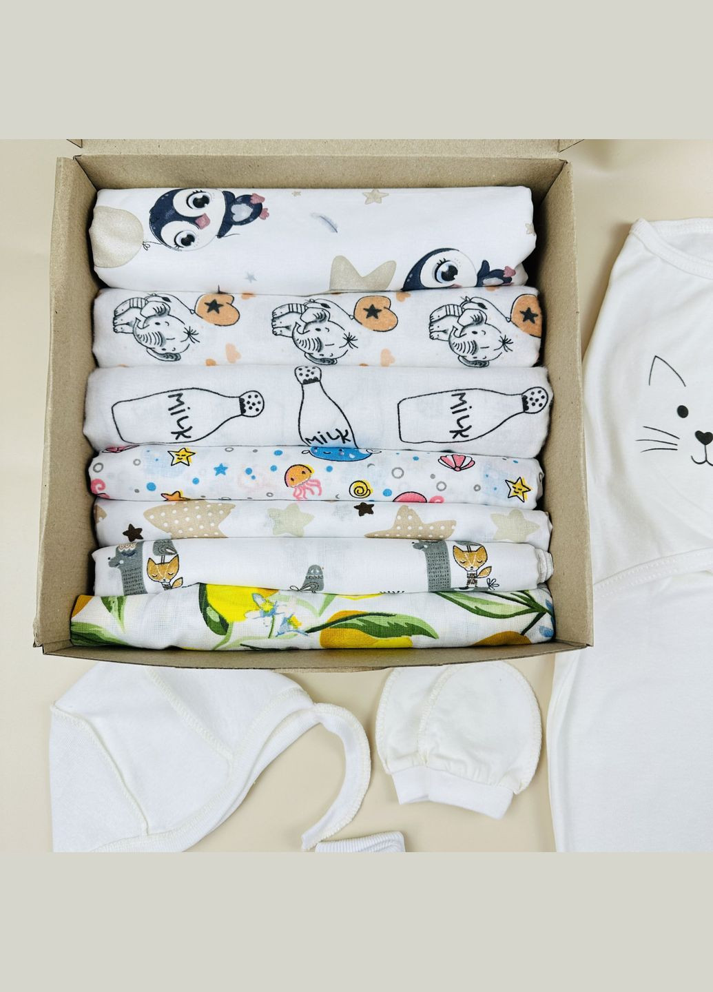 Набор пеленок Мини Унисекс 8+3 в подарок Mommy Bag (277372124)