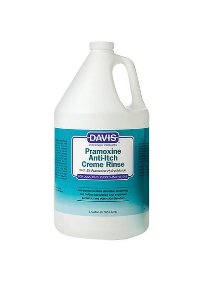 Кондиционер против зуда Pramoxine AntiItch Creme Rinse с 1% прамоксин гидрохлоридом для собак и кошек 3.8 л Davis (279562263)