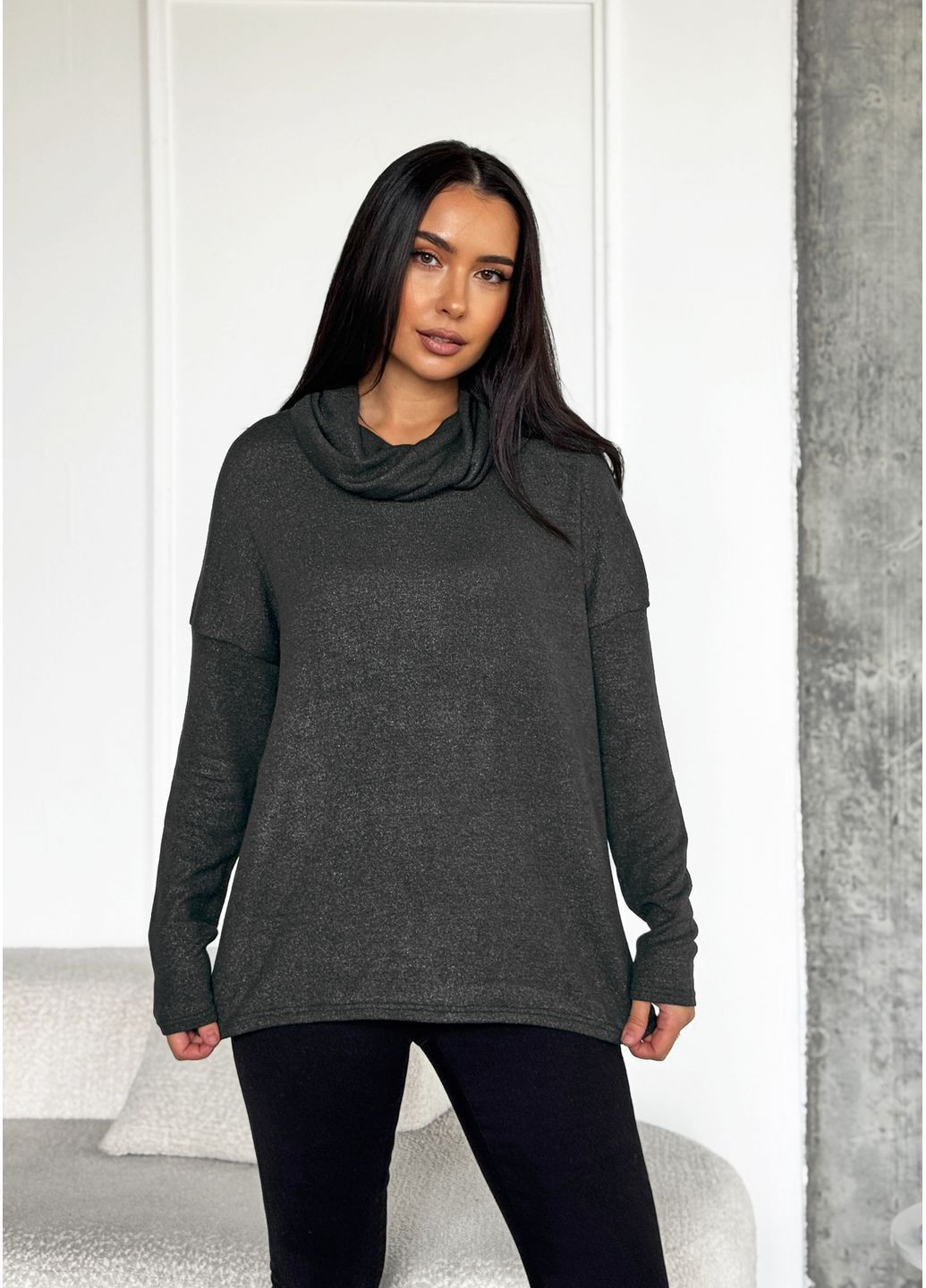 Жіноча туніка з легкої ангори з люрексовим напиленням INNOE Туніка (367049114)