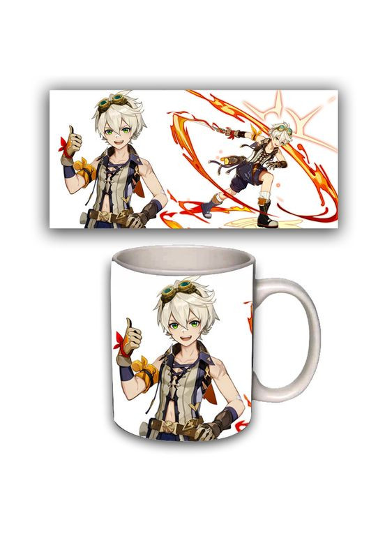 Чашка біла Беннет Геншин імпакт Genshin Impact (z1475) No Brand (326997921)