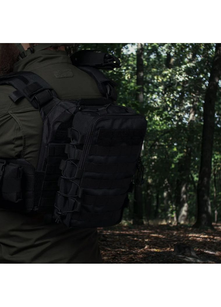 Тактический рюкзак на 10л. Cordura 1000D. Черный (00000003206) SPECPROM (360891709)