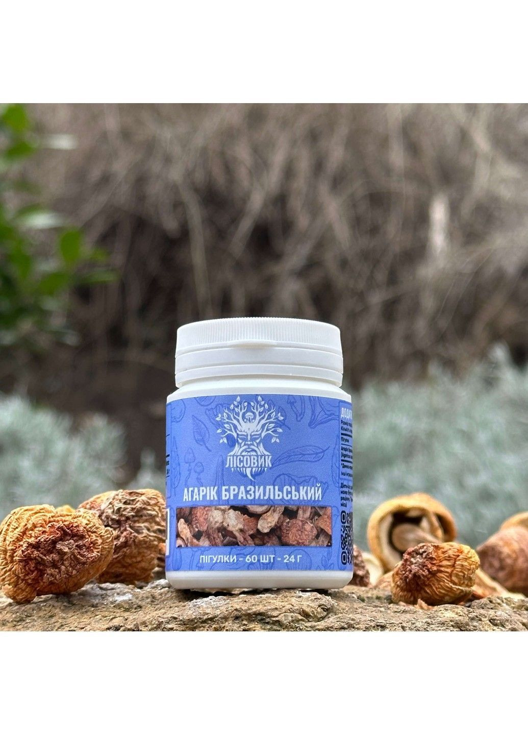 Агарік бразильський пігулки 60 шт Лісовик (364210514)