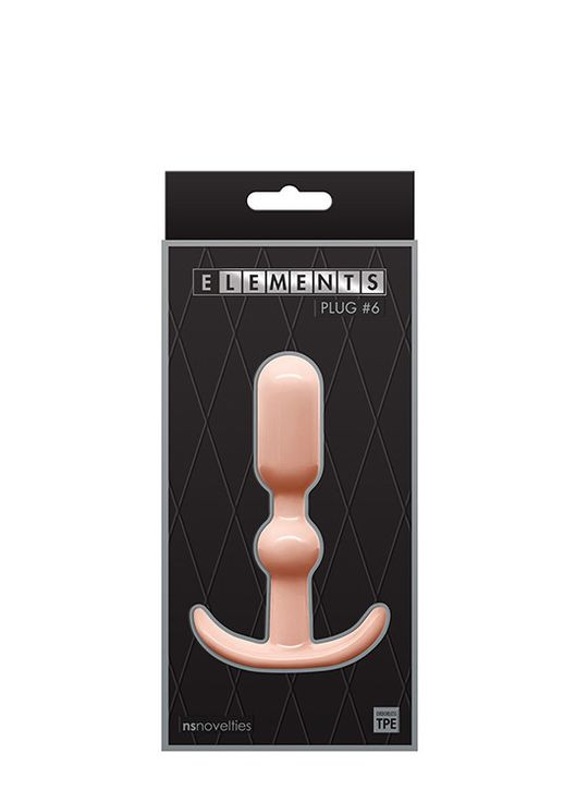Анальна пробка ELEMENTS PLUG No 6 FLESH Ns Novelties (372737595)