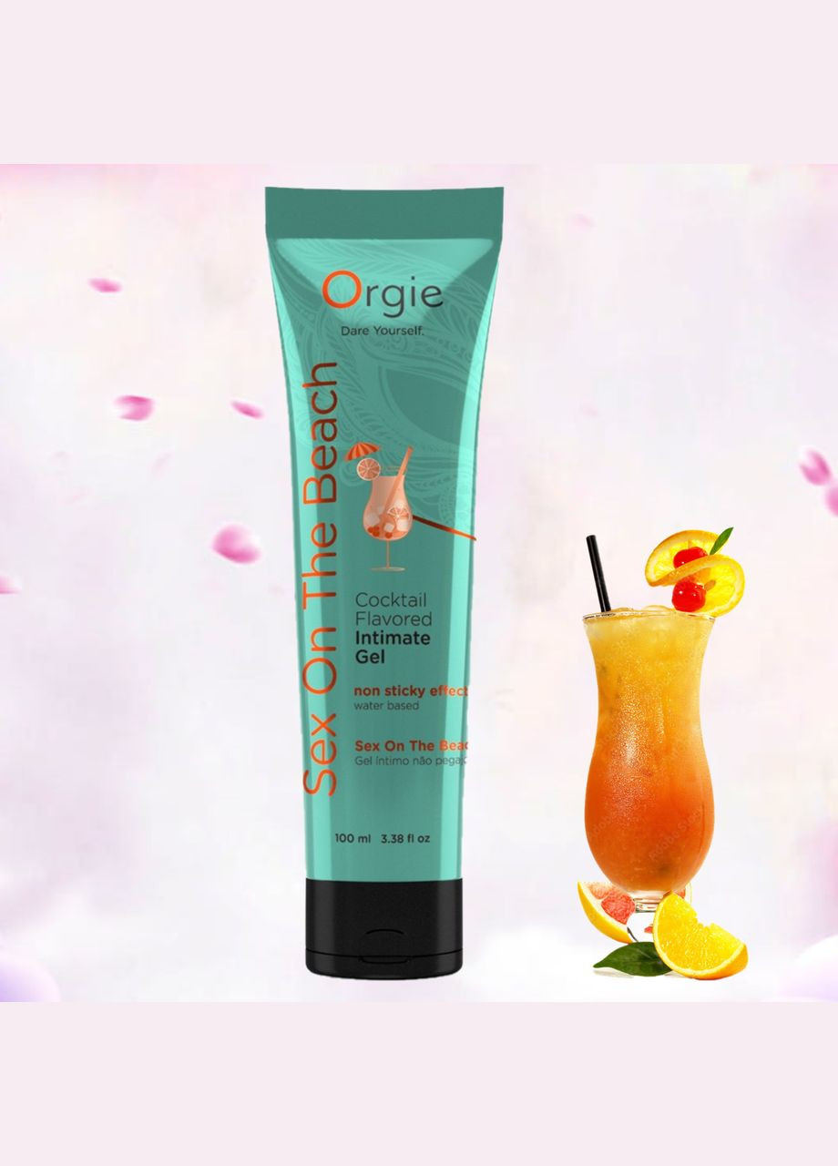 Оральний лубрикант зі смаком коктейлю Секс на пляжі "Lube Tube Cocktail Sex On The Beach" від 100 мл. Orgie (297365420)