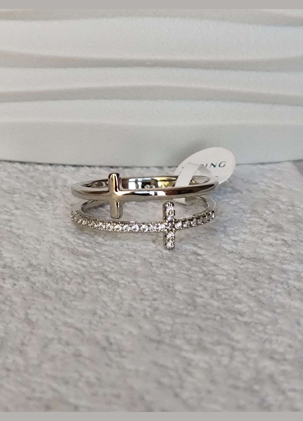 Кольцо ксюпинг xuping родий медсталь Xuping Jewelry (337114055)