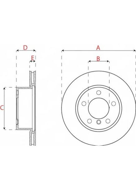 Диск гальмівний Ferodo (368533854)